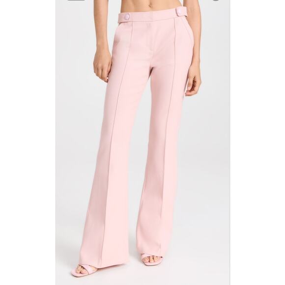 LoveShackFancy Women's Costella Pants Size 0, Color Pale Rose NWT Flawed read - Picture 1 of 13